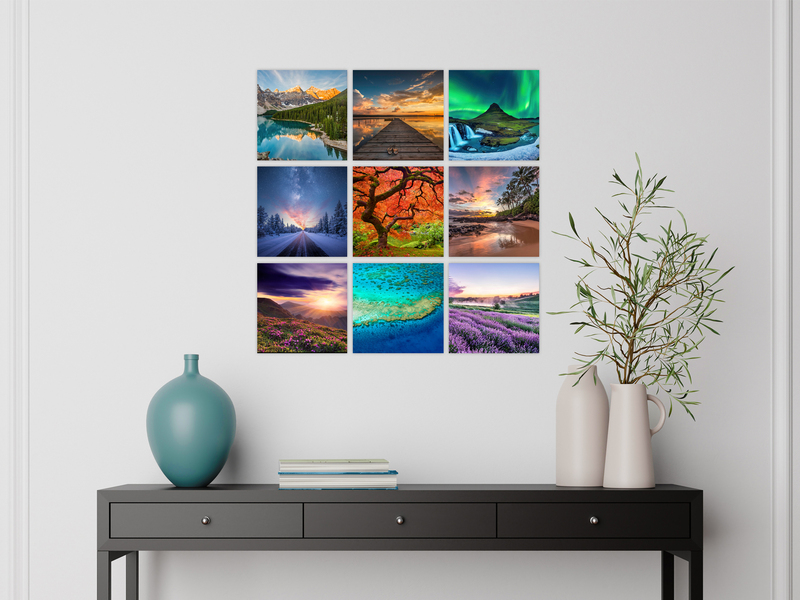 Artbeat Studios Small Grid EZ-Stick Metal Prints