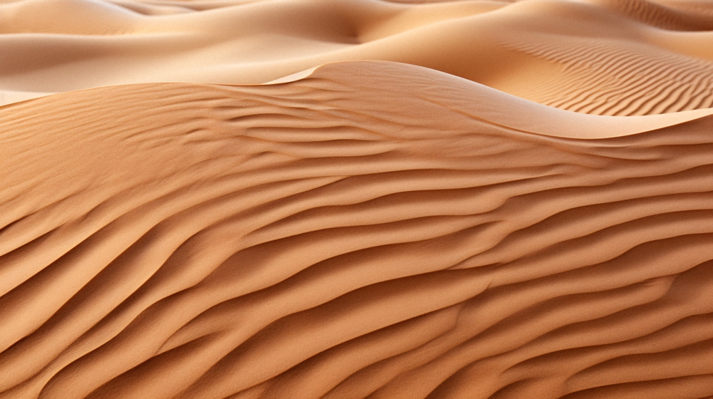 Ripples in a sand dune