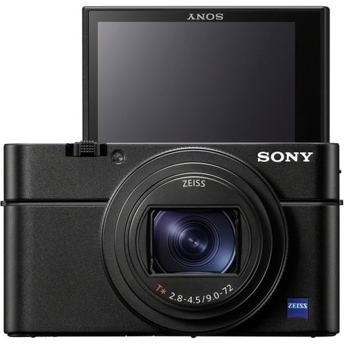 Sony RX100 VII Front with Screen