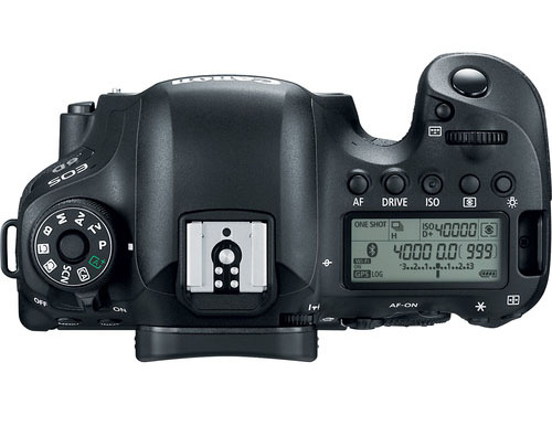 canon eos 6d mark ii top