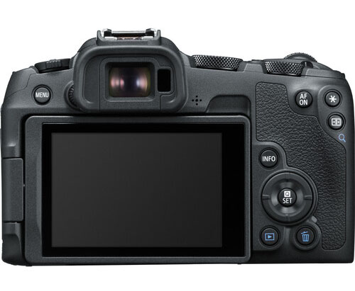 canon eos r8 back