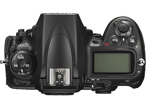 nikon d700 top